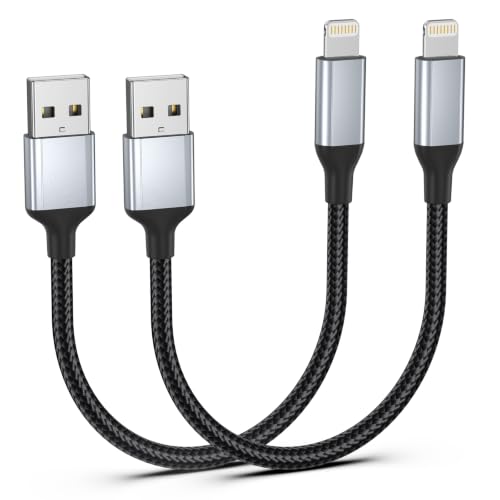 6 Inch Short Lightning Cable Fast Charging 0.5FT USB to Lightning Cable - size: 0.5FT
