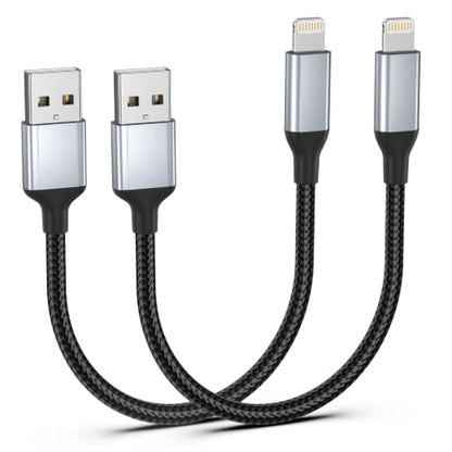 6 Inch Short Lightning Cable Fast Charging 0.5FT USB to Lightning Cable - size: 0.5FT