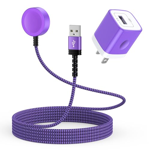 for Samsung Watch Charger Magnetic Fast Charging Cable for Galaxy Watch 8 - color: Purple
