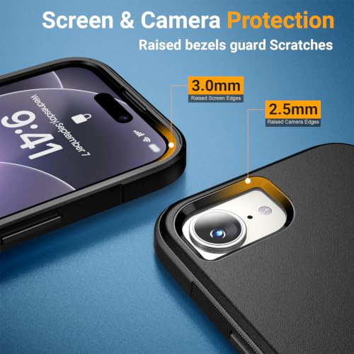 jaroco Magnetic for iPhone 17E/16E Case Heavy Duty Rugged Dual-Layer Black - color: Black, size: iPhone 17E/16E