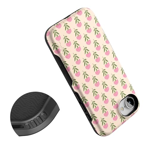 Casely iPhone 16e Case | Jenna's Flowers | Fun on Weekdays | Bold Protective Design | Compatible with MagSafe - color: Jenna's Flowers | Fun on Weekdays
