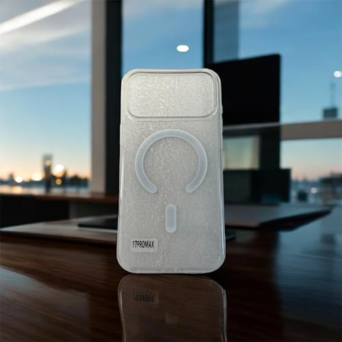 Compatible with iPhone 17: Magnetic Transparent Phone Cases - Slim Anti Yellowing, Drop Protection and Shockproof Protective Cell Phone Cover (Clear) (Compatible with iPhone 17)