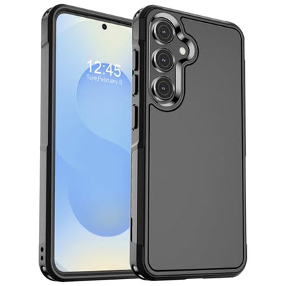 zapica Designed for Samsung Galaxy S25 Case & Galaxy S24 Case, Black | Military Grade Drop Protection, Dual Layer Structure Design, Heavy Duty Shockproof Non-Slip Phone Cover - color: Black, size: Samsung Galaxy S24/S25 6.2''
