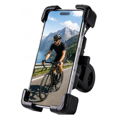 Bike Phone Mount & Holder, Motorcycle Phone Mount, Phone Holder for Bike, Ebike Phone Holder, 360° Rotatable, Quick Release, Anti-Shake, Fits 4.5"-7.2" for Bicycle, Scooter