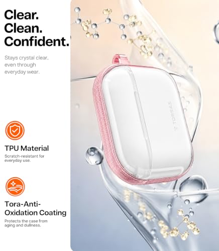 TORRAS A3 Neo for AirPods Pro 3 Case with Lanyard, 3rd Generation, Pink - color: Pink