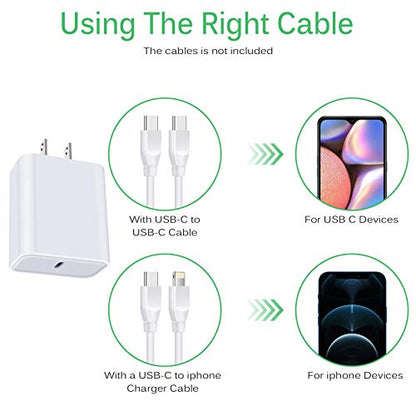 Google Pixel USB C Fast Charger for Google Pixel 11 10 10 Pro 10 Pro XL - color: White