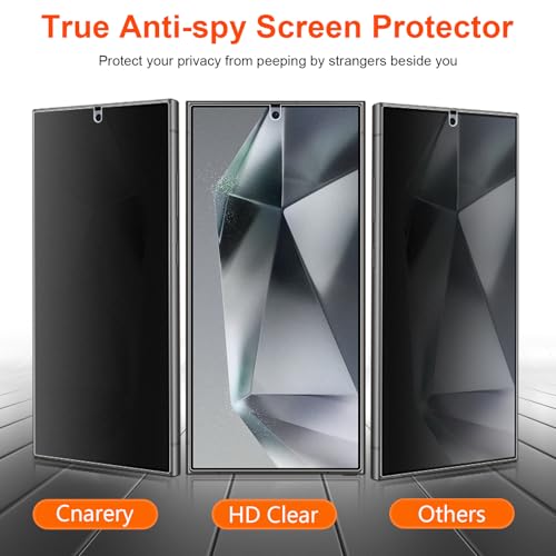 2 Pack for Samsung Galaxy S24 Ultra Matte Privacy Screen Protector 6.8 Inch[Not Glass], Anti-Scratch, Anti-Glare, Support fingerprint Unlock - size: Samsung Galaxy S24 Ultra 6.8 Inch