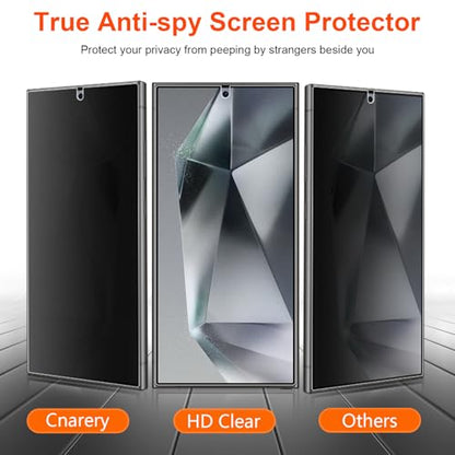 2 Pack for Samsung Galaxy S24 Ultra Matte Privacy Screen Protector 6.8 Inch[Not Glass], Anti-Scratch, Anti-Glare, Support fingerprint Unlock - size: Samsung Galaxy S24 Ultra 6.8 Inch