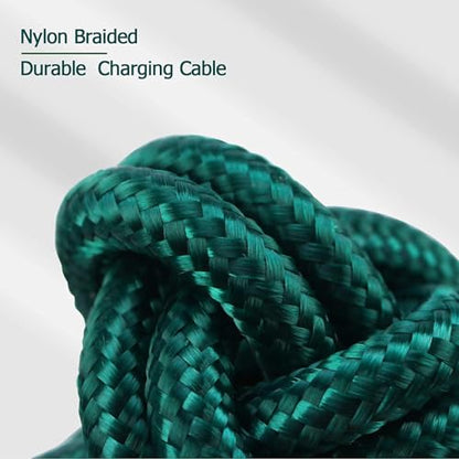 MJXIANG 2-Pack Multi Charger Cable 4 in 1, 4FT Braided Fast Charging 3A