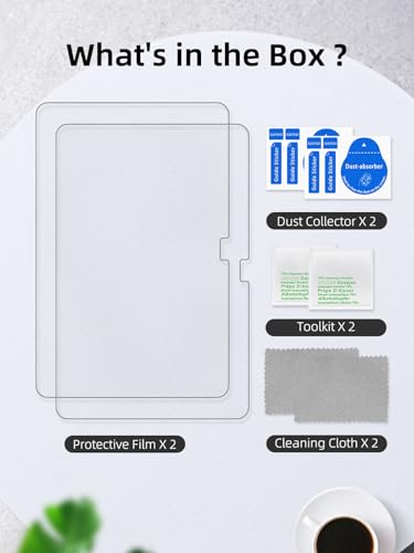2 Pack Paperfeel Screen Protector for Samsung galaxy Tab S10 Plus/S9 Plus/S9 FE Plus/S7 FE 5g/S8+ (12.4 Inch),Matte PET Film for Drawing, Anti-glare,Write and Draw Like on Paper,Touch Sensitive - size: S10+/S9+/S9FE+ [12.4 inch]