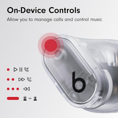 Beats Studio Buds + - Transparent with AppleCare+ (2 Years) - color: Transparent, style: With AppleCare+