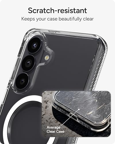 ZAGG Crystal Palace Snap Samsung Galaxy S26+ Case with Kickstand - Clear, 13ft Drop Protection with Graphene, Crystal Clear Magnetic Case, Anti-Yellowing Slim Cover - size: Samsung Galaxy S26 Plus, style: With Snap