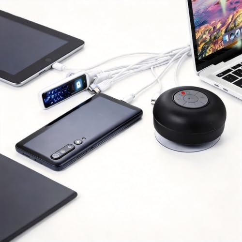 10 in 1 Multi USB Charging Cable for Phones MP3 Speaker & More - color: White