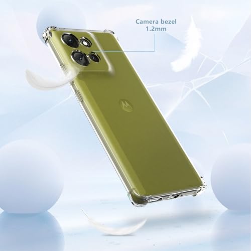 Anoowkoa Designed for Motorola Moto G86 5G Case：TPU-[Anti Yellowing] Clear Cover Phone Case.Military-Grade Shockproof.Ultra-Thin Drop-Proof and Ultra-Soft - color: Moto G86 5G