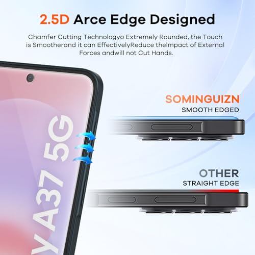 3+3 for Samsung Galaxy A37 5G Privacy Screen Protector Camera Protector - size: Galaxy A37 Privacy