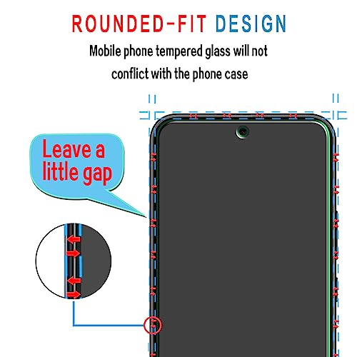 Slanku 3 Pack Screen Protector For Samsung Galaxy A54 5G Tempered Glass - color: Transparent