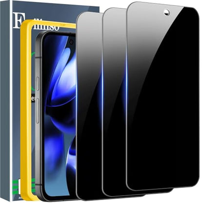 Ferilinso Privacy Screen Protector for Google Pixel 9A, Tempered Glass - size: Google Pixel 9A