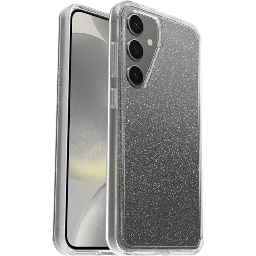 OtterBox Samsung Galaxy S24+ Symmetry Series Clear Case - Stardust (Clear/Glitter), Ultra-Sleek, Wireless Charging Compatible, Raised Edges Protect Camera & Screen - color: Clear/Glitter, style: Samsung Galaxy S24+