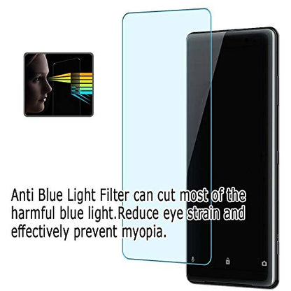 Puccy 3 Pack Anti Blue Light Screen Protector, compatible with TCL 50 XL 5G TPU Film Guard （ Not Tempered Glass Protectors ）