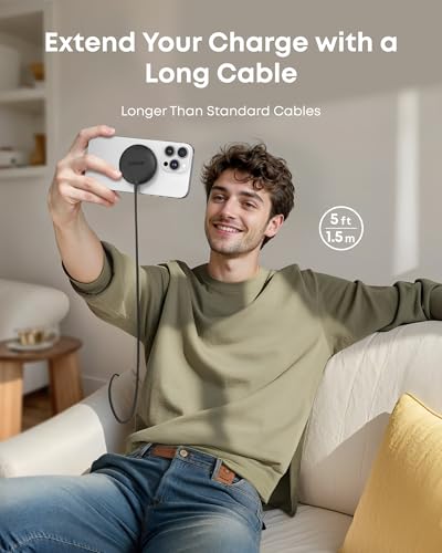 Anker Zolo MagSafe-Compatible Wireless Charger with Qi2 15W Fast Charging - color: Black, size: 1 Pack