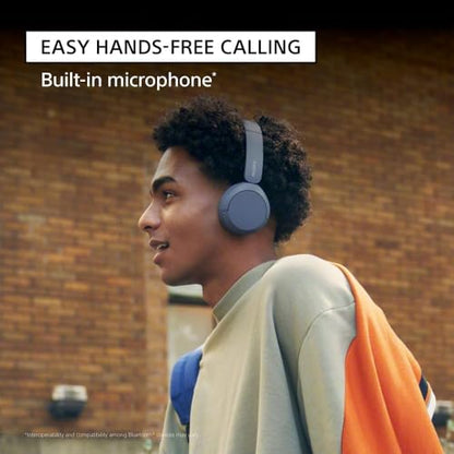 Sony WH-CH520 Wireless On-Ear Bluetooth Headphones with Mic, Butter Yellow - color: Yellow