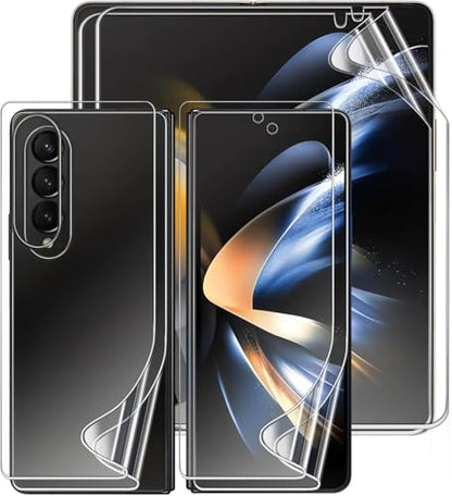 2 Sets HD Clear TPU Screen Protector for Samsung Galaxy Z Fold 4 7.6" - size: Samsung Galaxy Z Fold 4
