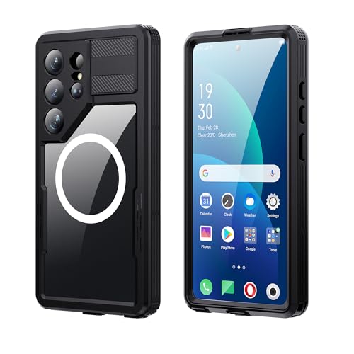 Waterproof Phone Case for Samsung Galaxy S26 Ultra Protective Black - color: Black, size: Samsung Galaxy S26 Ultra