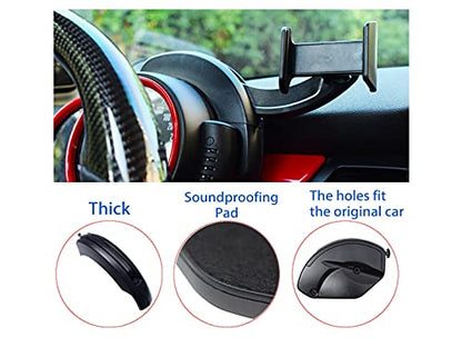 Interior Accessories - Phone Holder Mount Smartphone Adapter Compatible with Mini Cooper F54 F55 F56 F57 F58 F59 - Folding Bracket 2014-2018 (Except Digital Cluster)
