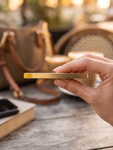 Clutch - Pro USB-C Portable Charger - Compatible with iPhone 15, 16, 17 & Android Devices - Power Bank Magnetic Battery - TSA Travel Approved - USB Rechargeable - Built-in Cable - 5000 mAh - 3.7oz - color: Gold