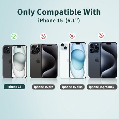 3 Pack Anti-Blue Light Screen Protector for iPhone 15 - size: iPhone 15
