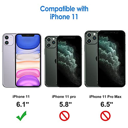 JETech Screen Protector for iPhone 11, with Camera Lens Protector, 2+2 Pack - size: iPhone 11