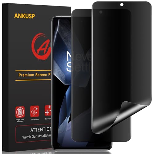 [2 Pack] for OnePlus 13 Privacy Screen Protector [Like Original Fingerprint Unlock], Anti-Spy Private OnePlus 13 TPU Film [Not Glass], Case Friendly, Scratch-Resistant, Sensitive Touch - size: for OnePlus 13