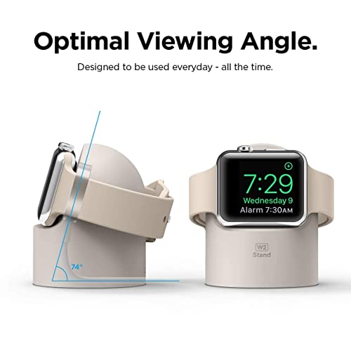 elago W2 Charger Stand for All Apple Watch Series - color: Stone