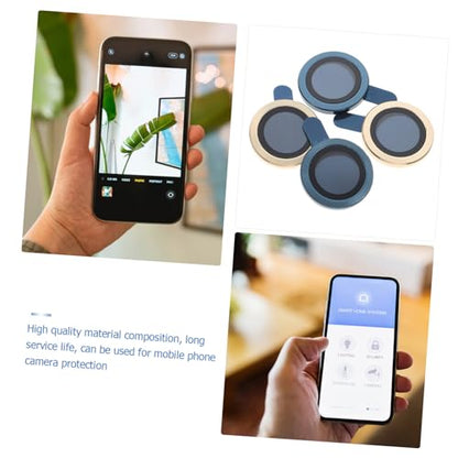 4pcs Phone Lens Protector Compatible Scratch-resistant Thin Cellphone Lens Cover Practical Film for Maximum Camera Coverage High-resolution Friendly Easy to Apply
