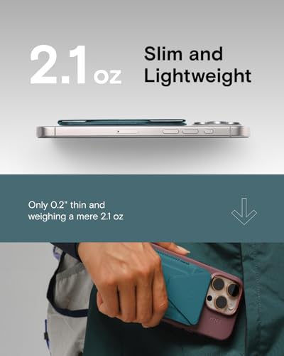 MOFT Magnetic Wallet Stand Compatible with iPhone 17/16/15/14/13/12 Series, Angle Adjustment & Magsafe Compatible MOVAS Phone Stand,Jungle - color: Jungle, size: Standard