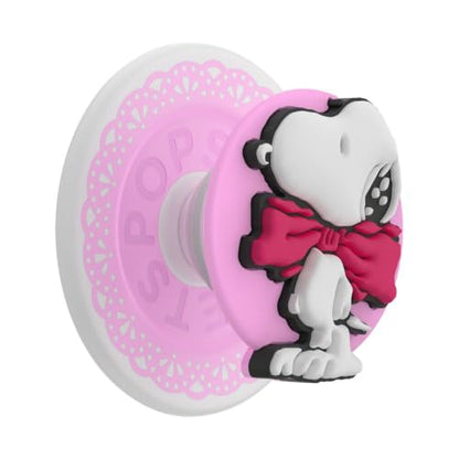 PopSockets Phone Grip for MagSafe, Magnetic Holder- Tied in a Bow - color: Snoopy Tied a Bow, style: MagSafe