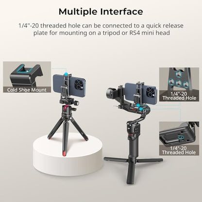 SMALLRIG Metal Phone Tripod Mount with Adapter for Arca-Swiss - 4611 - style: Arca Interface