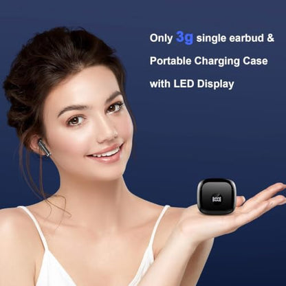Wireless Earbuds, Bluetooth 5.4 Ear Buds, 32 EQs via App, 6D Bass Stereo - color: Aurora Black