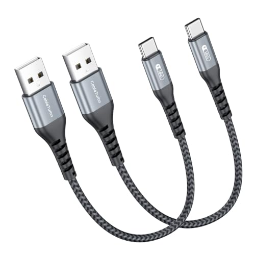 Short USB to USB C Cable 1FT [2-Pack] - size: 1ft