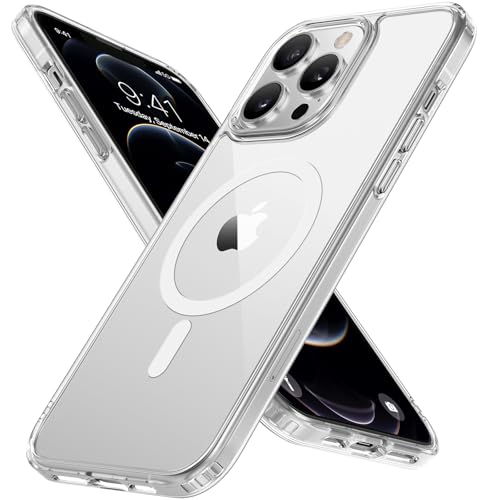 Miracase Magnetic for iPhone 12/12 Pro Case (Compatible with MagSafe) Military-Grade Protection, Shockproof, Anti-Fingerprint Translucent Matte Phone Cover for iPhone 12/12 Pro Case 6.1 inch, Clear - color: Clear, size: iPhone 12/12 Pro