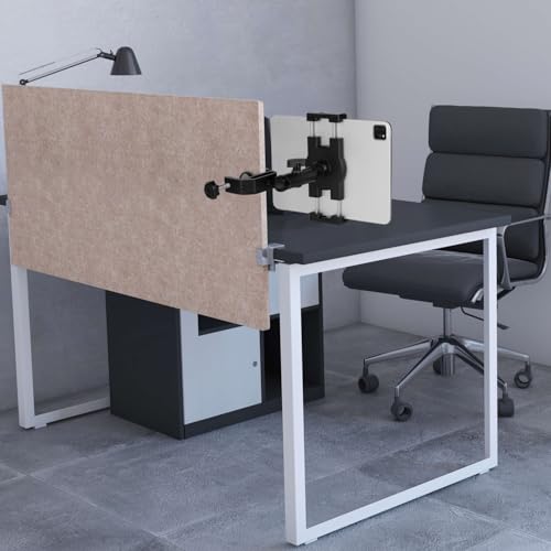 Under Cabinet Tablet Mount, Kitchen Tablet Holder iPad Mount for Desk/Table/Board/Chair,Compatible with 4.7~12.9" iPad/Nexus/LG G Pads/e-Reader/Switch/iPhone,360° Adjustable Aluminum Alloy Arm Stand - style: Tablet Mount