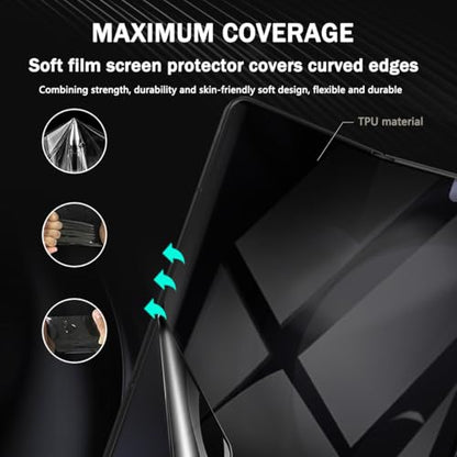 1 Pack for Samsung Galaxy Z Fold 5 Inner Privacy Screen Protector. Anti Scratch, Self-Healing, Anti Spy Flexible TPU Film NOT Tempered Glass for Samsung Galaxy Z Fold 5 - size: for Galaxy Z Fold 5