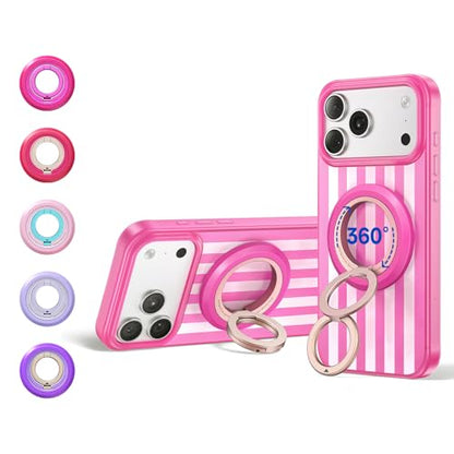SYNCWIRE Magnetic Phone Ring Holder, for MagSafe Phone Grip Stand Kickstand - color: Blush Cloud