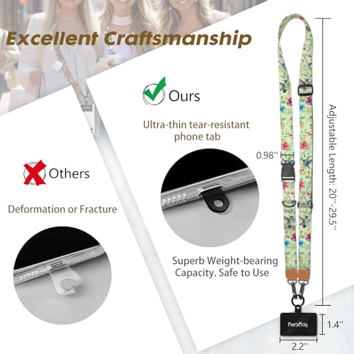 Icycay Phone Lanyard Crossbody Strap Neck Adjustable Teacher Women Birds - color: Bird