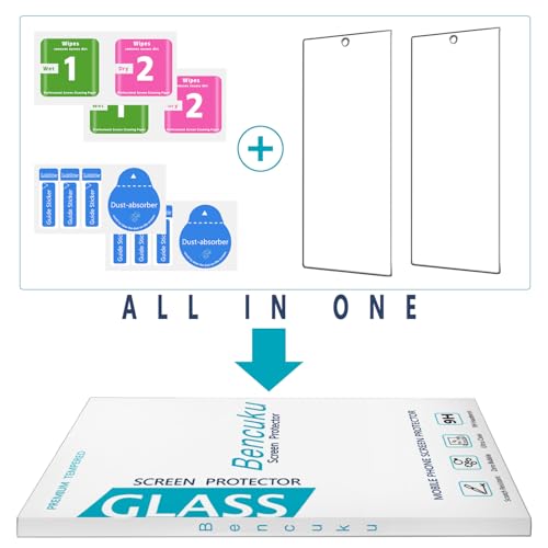 2 Pack Screen Protector for Samsung Galaxy Z Fold 7 Tempered Glass - color: Clear-Galaxy Z Fold 7