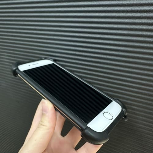 Zittop Universal Smart Phone Bumper Case Elastic Soft Silicone Cover for 5.2" Phones Size 4'' to 6.5'' inch Case (Black)