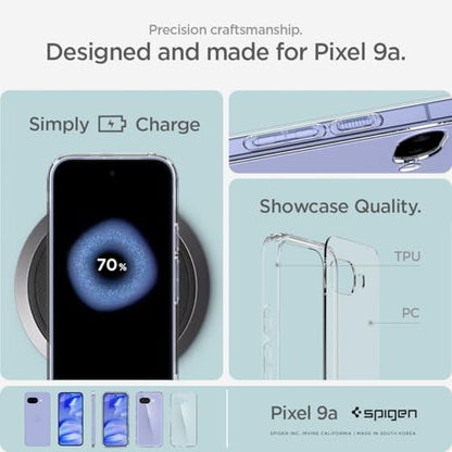 Spigen Ultra Hybrid for Pixel 9a Case, Crystal Clear - color: Clear, size: Pixel 9a