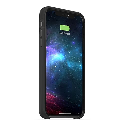 mophie 401002827 Juice Pack Access - Ultra-Slim Wireless Battery Case - Made for Apple iPhone Xs/iPhone X (2,000mAh) - Black - color: Black