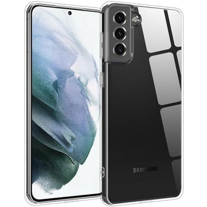 TENOC Phone Case for Samsung Galaxy S21+ Plus 5G, Clear Case Non-Yellowing Protective Bumper Hard Back Cover - color: Clear Anti-Yellowing, size: S21 Plus