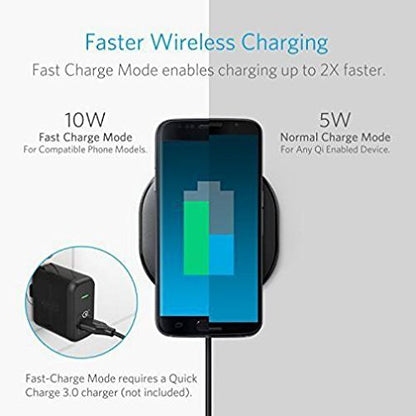Wireless Charger Compatible with BLU G9 Pro - Fast 7.5W and 10W Charging Pad Slim Quick Charge for G9 Pro Phone Model